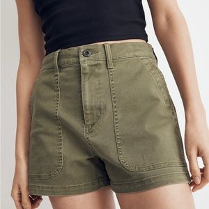 Madewell The Perfect Vintage Fatigue Short - Palm Tree Color 27/28